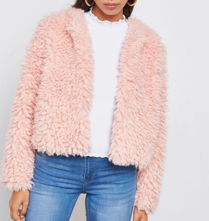 forever 21 fur jean jacket
