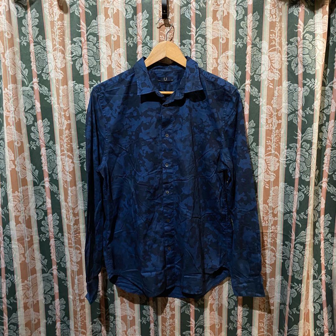 Fred Perry Overdyed Camo Long Sleeves 