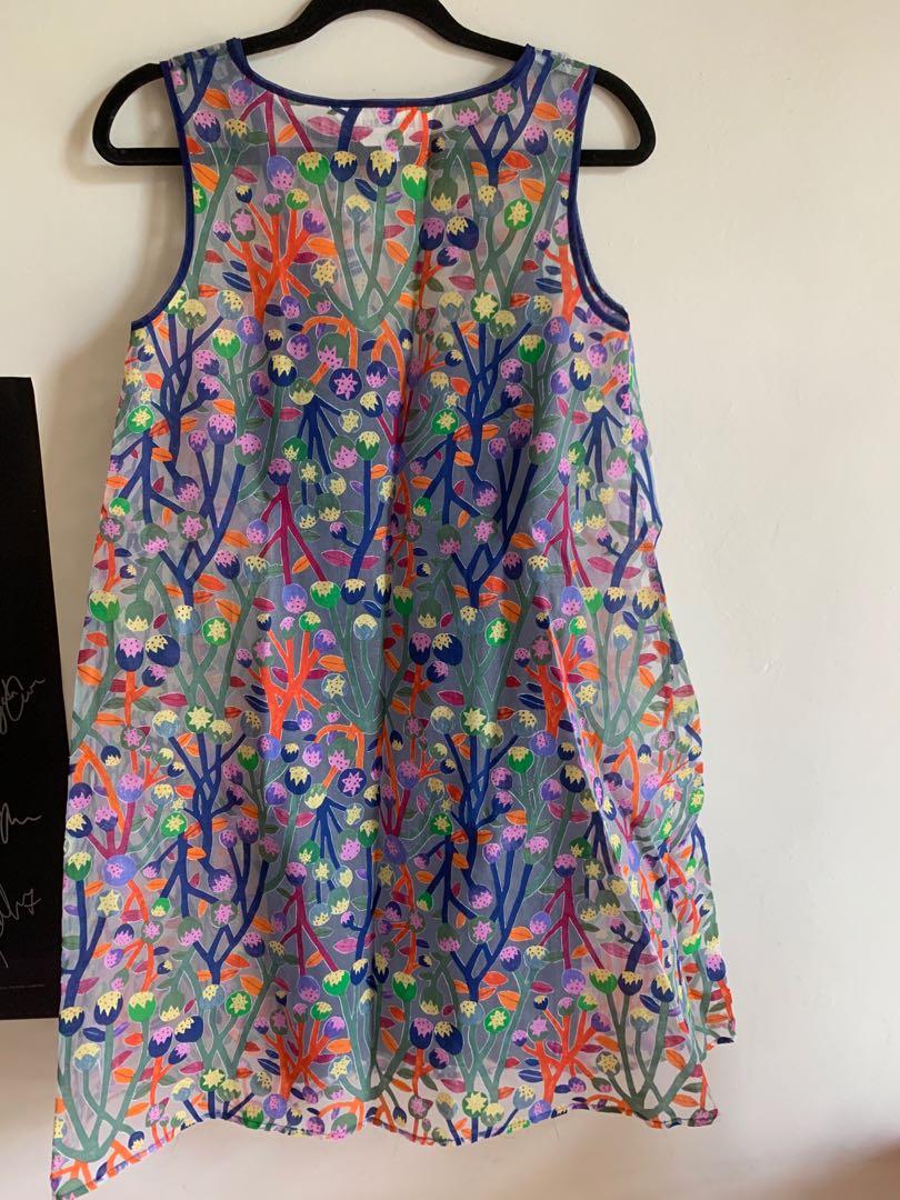 Reduced Gorman blue best buds dress x Monika Forsberg