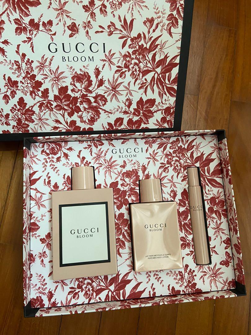 Gucci Bloom 3 Pieces Gift Set, Beauty & Personal Care