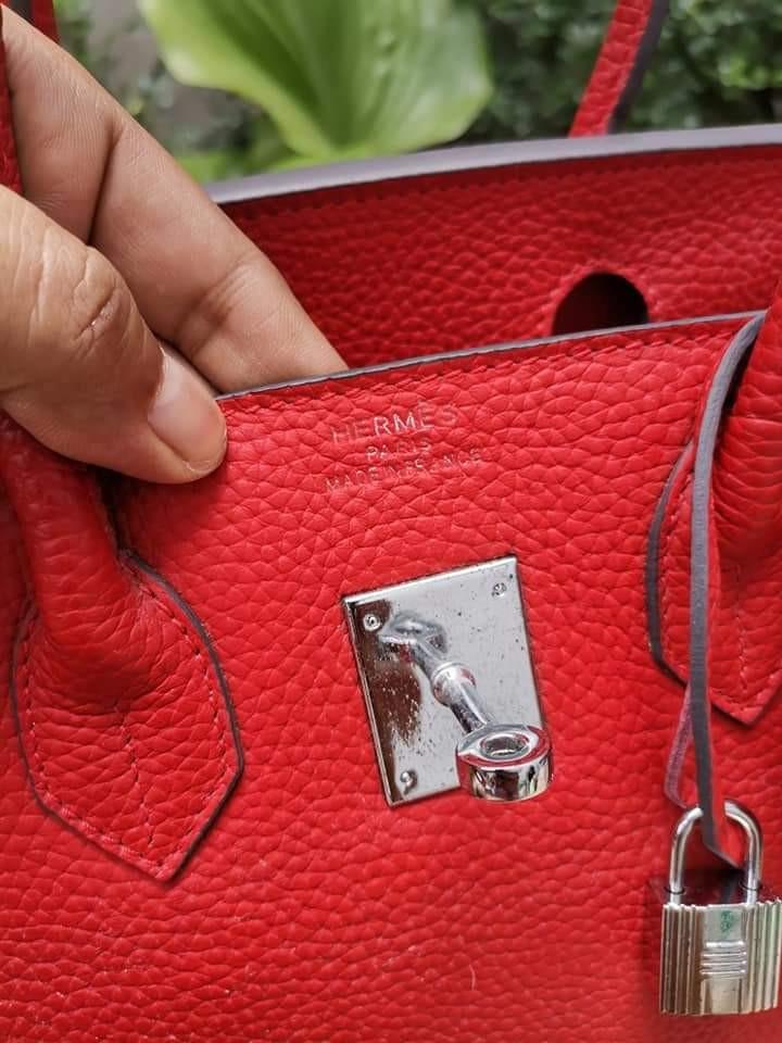 Hermès Vintage - Togo Birkin 30 - Red - Leather Handbag - Avvenice