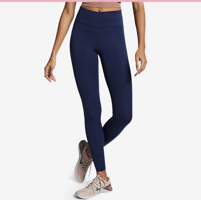 navy blue nike leggings