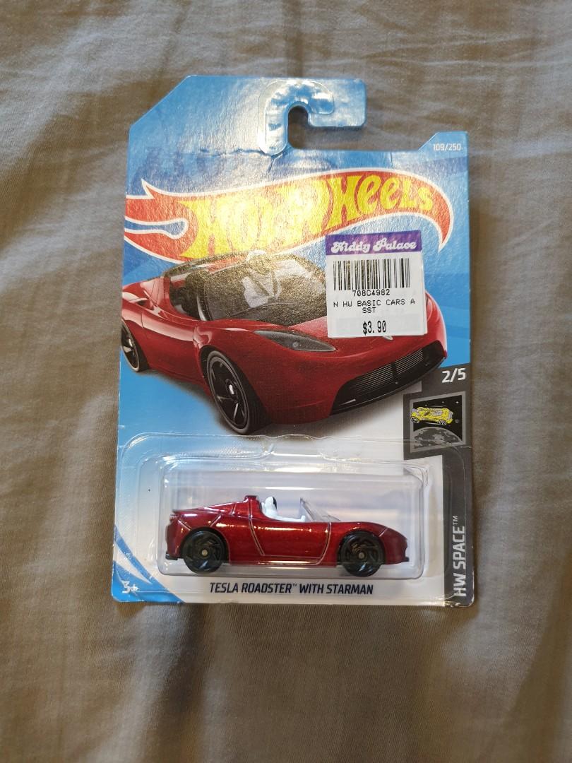 Hot wheels tesla roadster with starman Hobbies Toys Toys