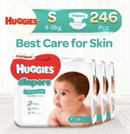 huggies platinum size s