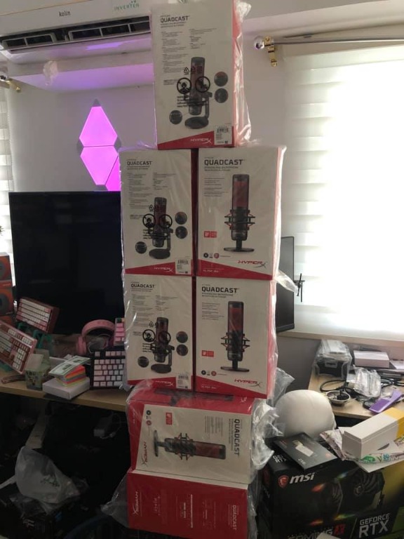 Hyperx Quadcast Bnew Sealed Electronics Computer Parts Accessories On Carousell