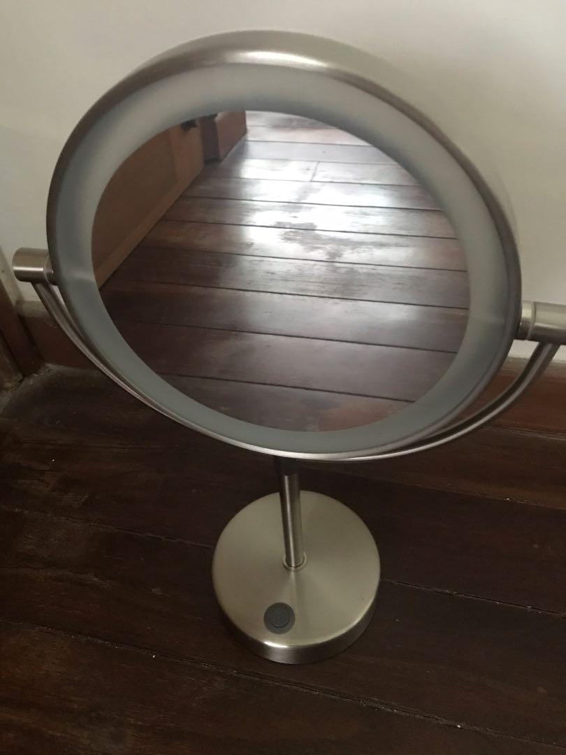 Ikea Magnifying Mirror With Light Furniture Others On Carousell