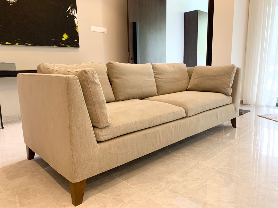 Ikea Stockholm 3 seater 2.1m Sofa, Furniture & Home Living, Furniture, Sofas on Carousell