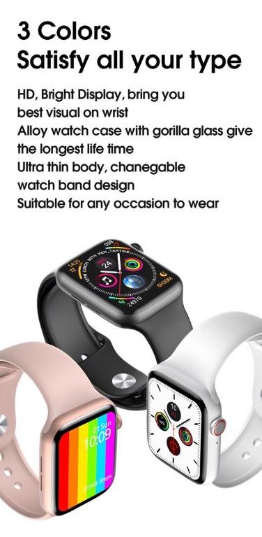FUNDO SMART WATCH 6 44MM CALLS WHATSAPP WORKOUTS BLACK