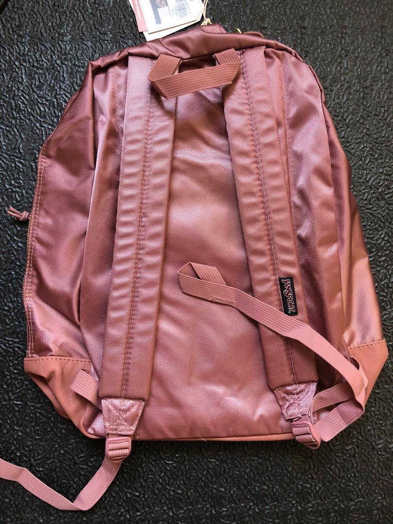 Jansport Rose Gold backpack Men s Fashion Bags Backpacks on Carousell