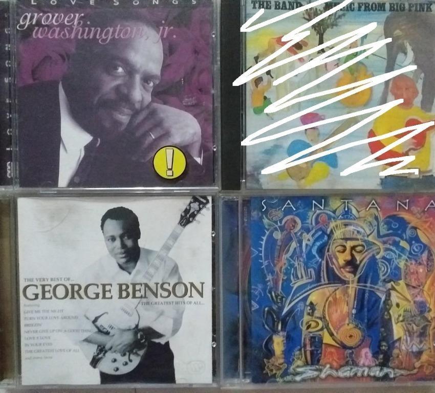 Jazz Cds 7 Each Grover Washington Jr The Band George Benson Santana Music Media Cds Dvds Other Media On Carousell
