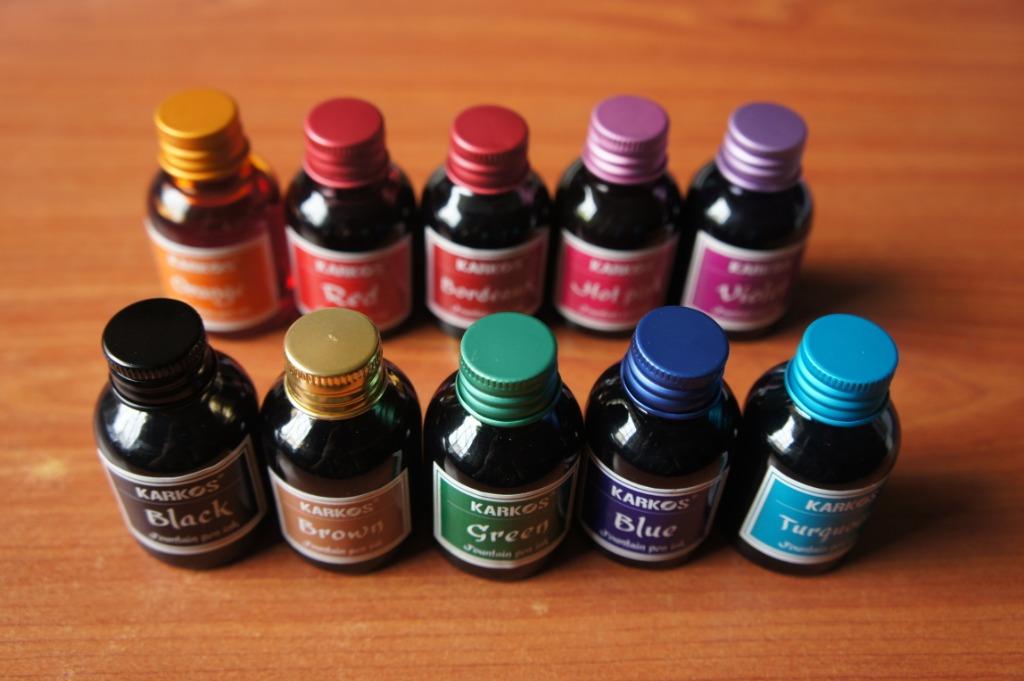 Karkos Fountain Pen Ink Collection, Hobbies & Toys, Stationery & Craft