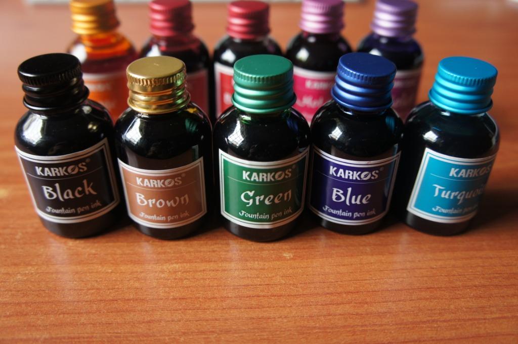 Karkos Fountain Pen Ink Collection, Hobbies & Toys, Stationery & Craft