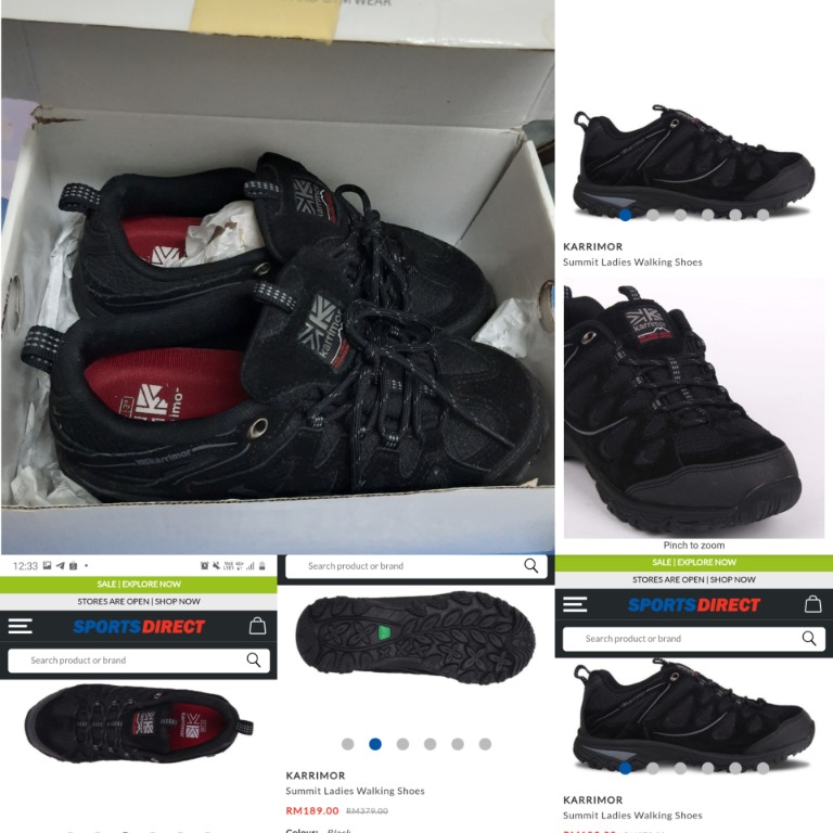 karrimor walking shoes sports direct