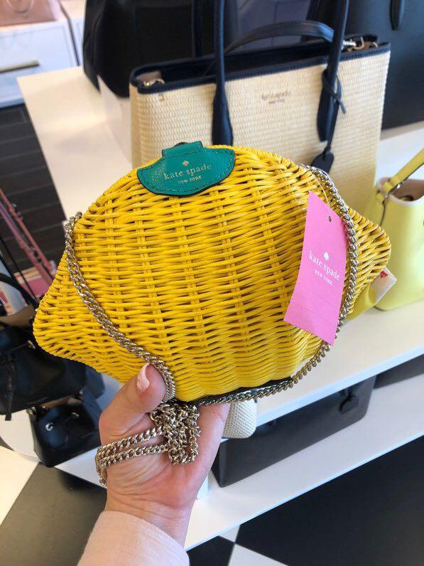 Kate Spade Picnic Perfect Lemon Crossbody 2024 favors