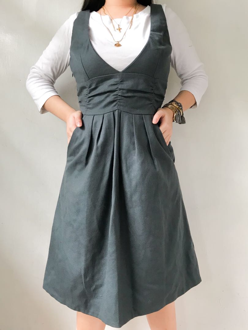 jumper dress with belt