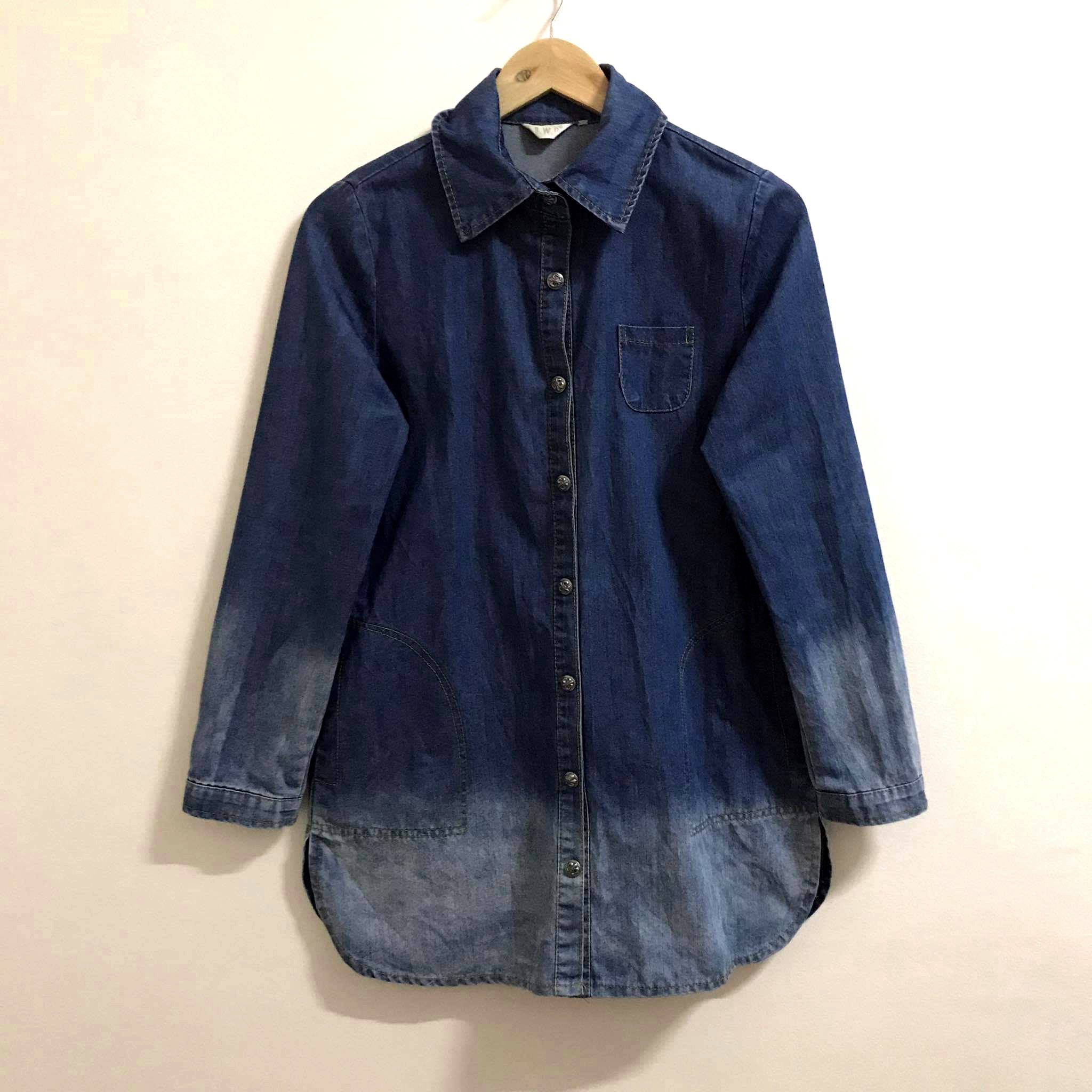 denim jacket with soft sleeves