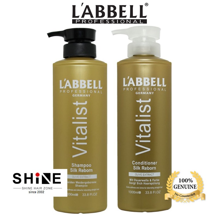 Labbell Reborn Shampoo Conditioner 1000ml Hair Rambut Iron Lurus Straight Straightening Rebond Rebonding Health Beauty Hair Care On Carousell