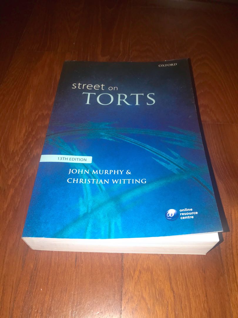 Law Book Tort Textbooks On Carousell