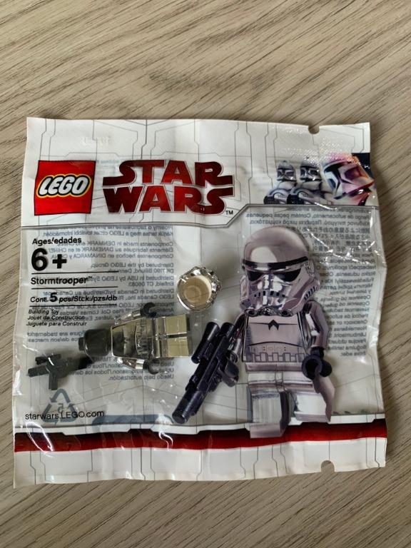 lejesoldat Helt vildt oxiderer Lego Star Wars Chrome Stormtrooper Polybag, Hobbies & Toys, Toys & Games on  Carousell