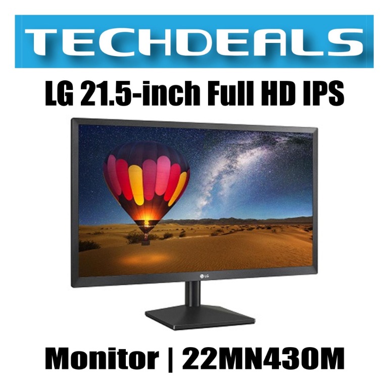 LG 21.5-inch Full HD IPS Monitor | 22MN430M, Computers & Tech, Parts ...