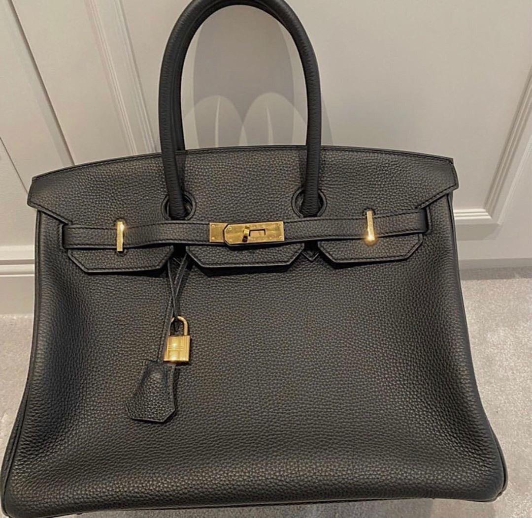 birkin 35 black gold