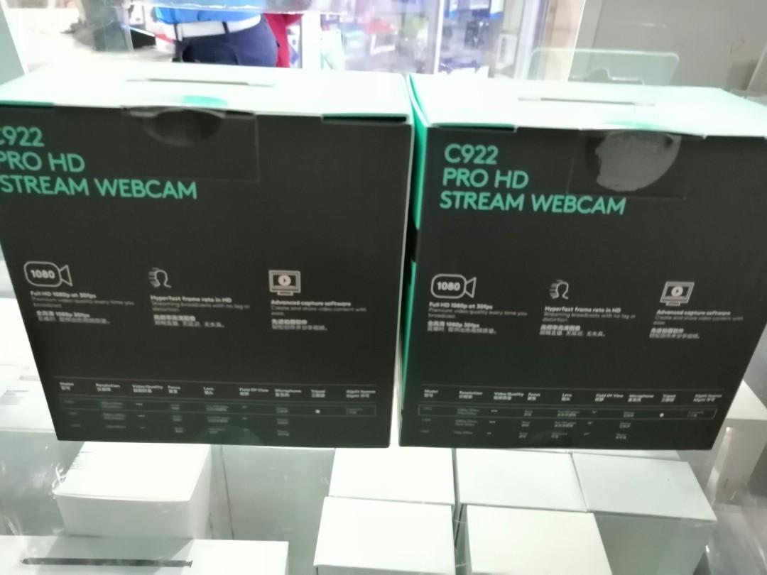 Logitech C922 Pro Hd (Category: Webcams) located in Makati City. Submitted by yomyom_onlineshop (Listing ID 1021691335, Image 2). Description: ((Selling)) Brandnew fix LOGICTECH C922 Pro Hd Good for wfh Zoom meeting Via lalamove, grab Gcash, Cod, banktransfer 09271865292 Very responsive.