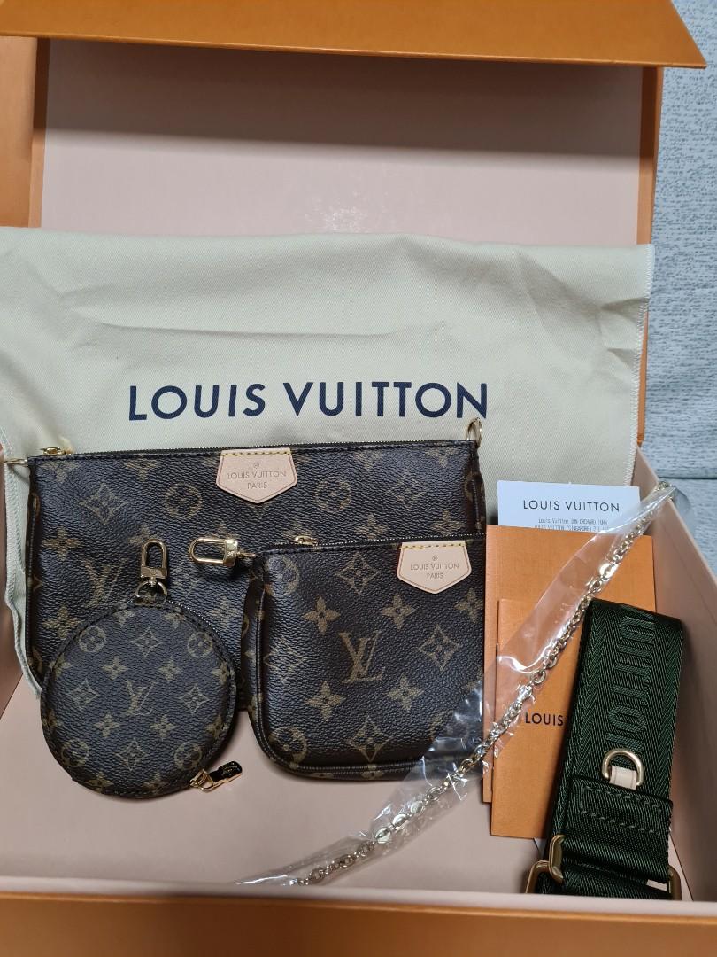 LV multi pochette azur, Luxury, Bags & Wallets on Carousell