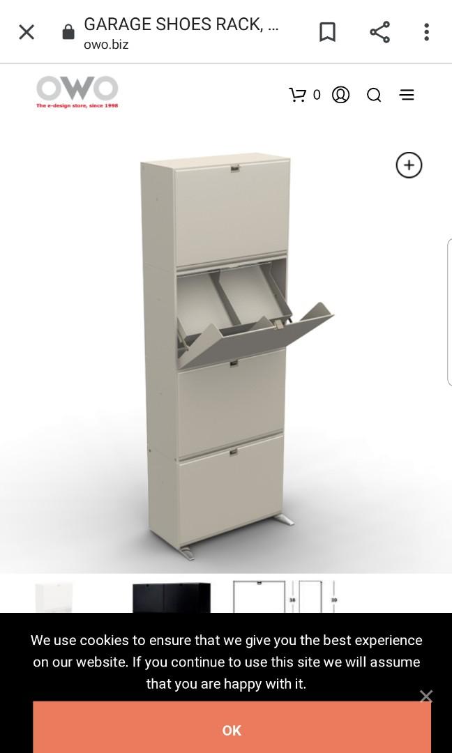 Magis GARAGE Shoe Rack Toshiyuki Kita Starck Herman Miller, Furniture