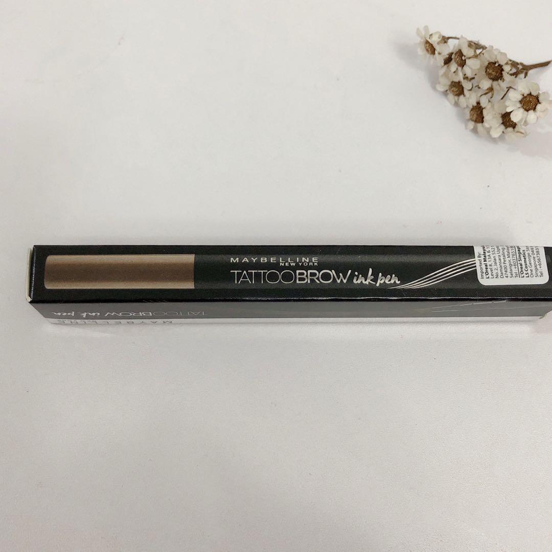 Maybelline Tattoo Brow Ink Pen Natural Brown Health Beauty Makeup On Carousell