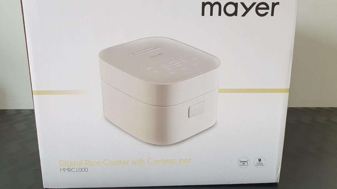 mayer rice cooker with ceramic pot