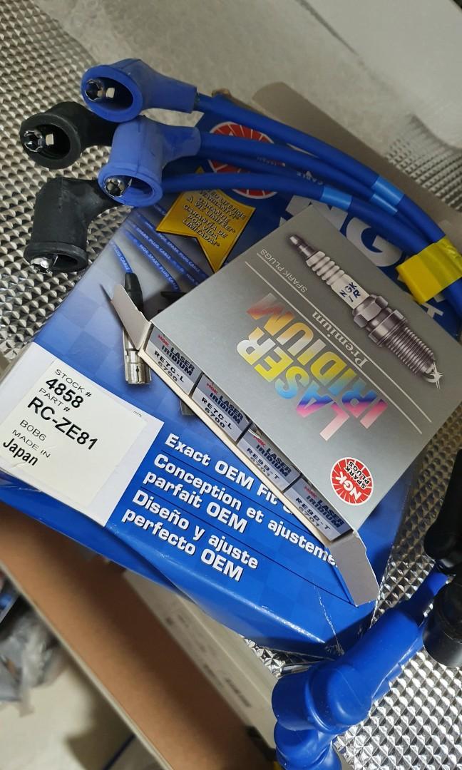 Mazda RX8 NGK Spark Plugs and Cables, Car Accessories, Accessories on