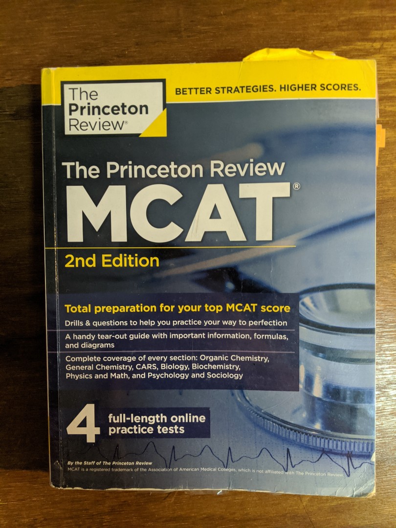 Mcat Princeton Review 2nd Edition Books Stationery Textbooks Professional Studies On Carousell Find the best mcat test prep for you at the princeton review. carousell
