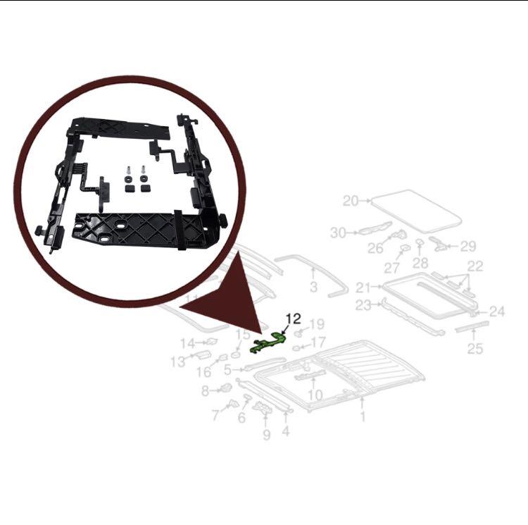 Mercedes W126 Sunroof repair kit, Auto Accessories on Carousell