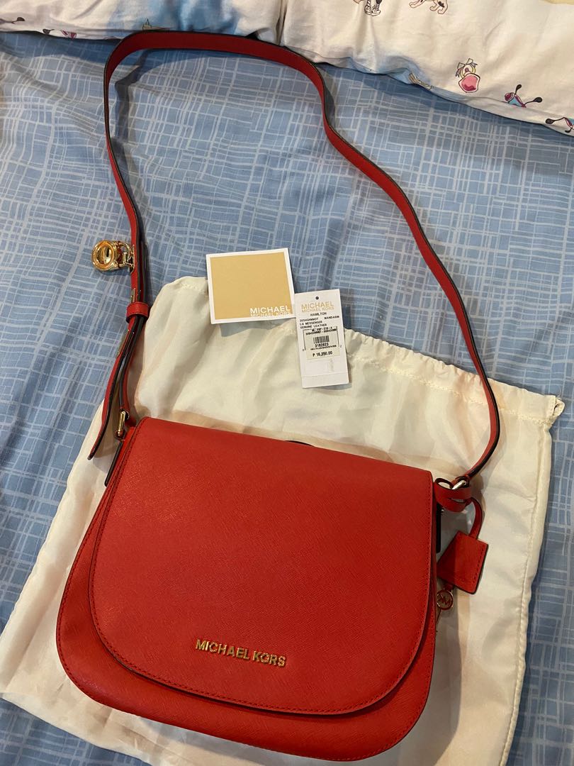 michael kors hamilton red