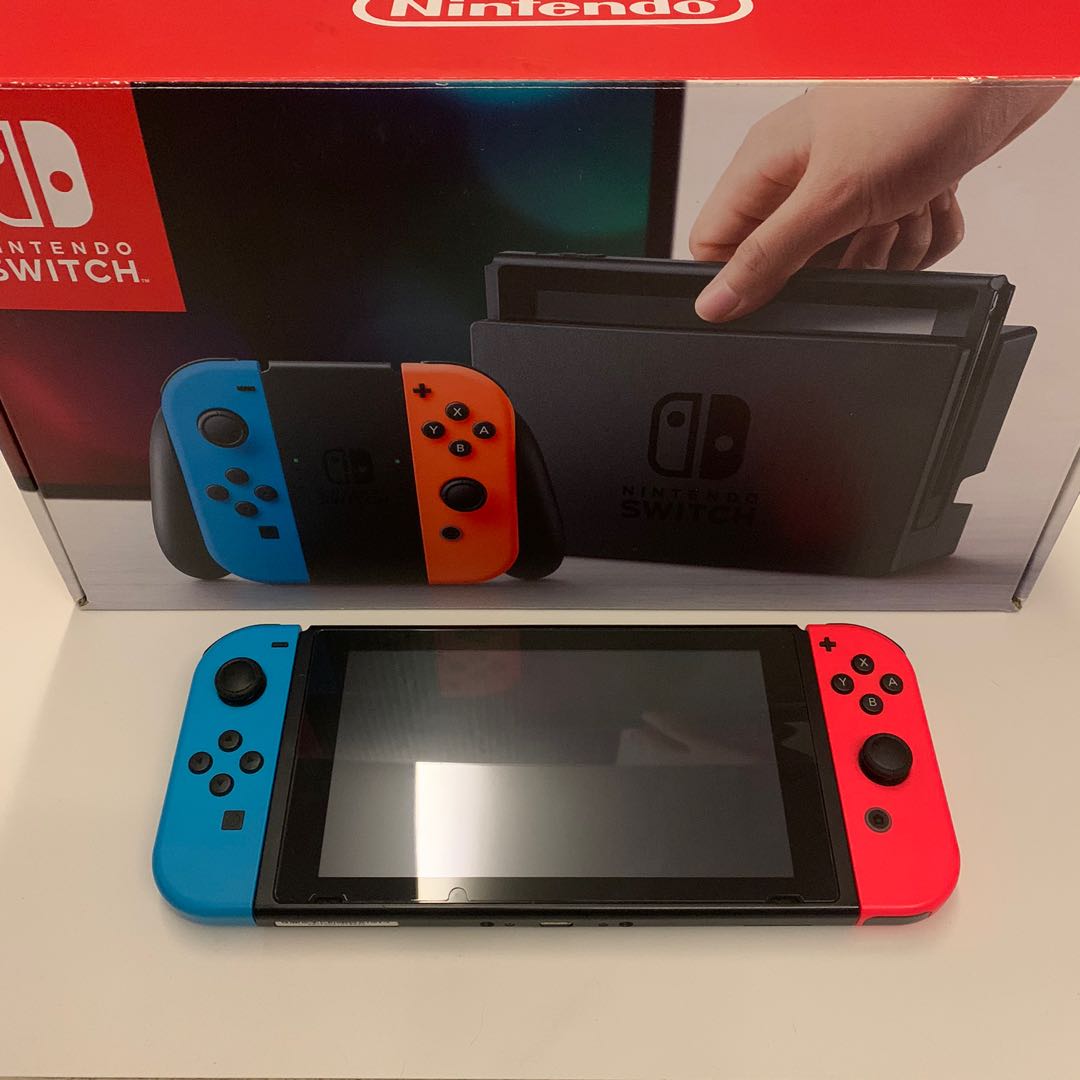 Modded Nintendo Switch Gen 1 Neon 10 Games and 128GB, Toys & Games, Video Gaming, Consoles on