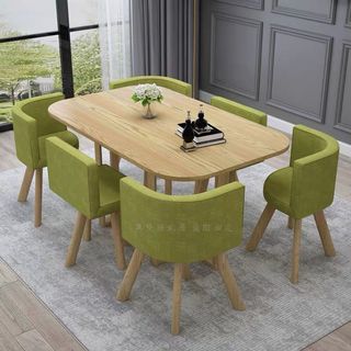 🌦Tempered Glass / Marble / Solid Wood Dining Collection item 2