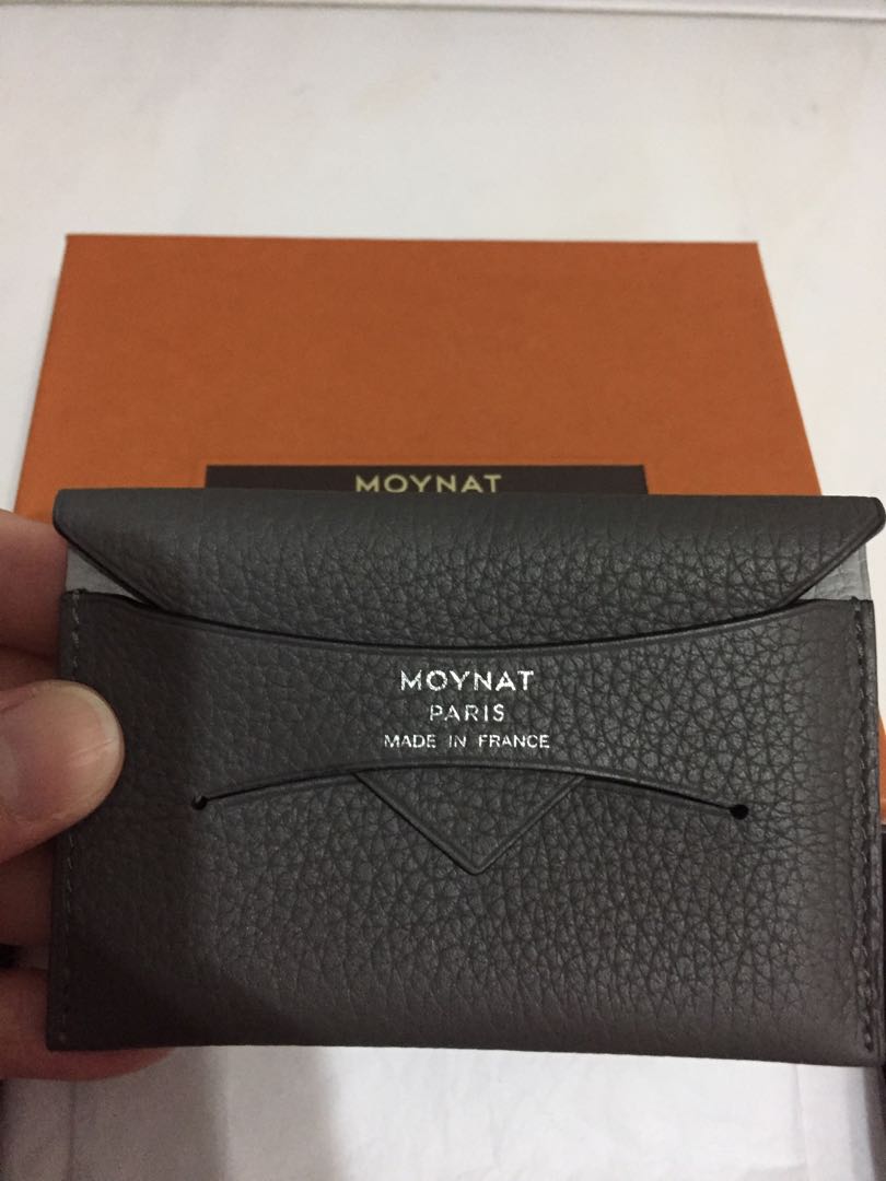 New Auth Moynat Black Credit Card Holder