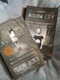 Ms. Peregrine's Home for Peculiar Children (book 1) & Hollow City (book 2)