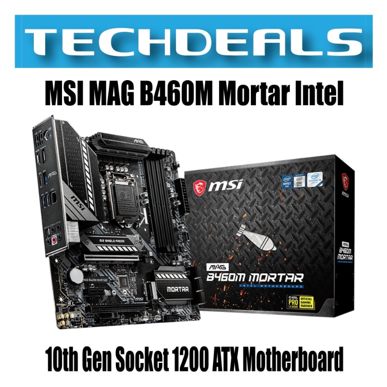 MSI MAG B460M MORTAR Socket 10th Gen Intel 1200 MATX MB 4x DDR4 Up To 2933 Mhz 6x Sata 6gb 2x 7x Usb P 177577 - Foto 9