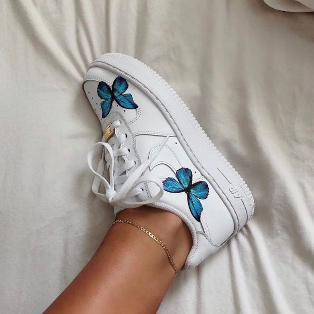 Nike Air Force 1 Customised Butterfly 