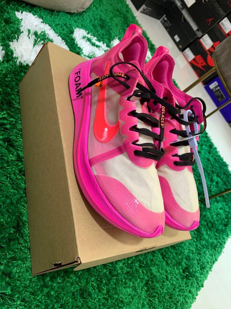 Off white zoom hot sale fly pink retail