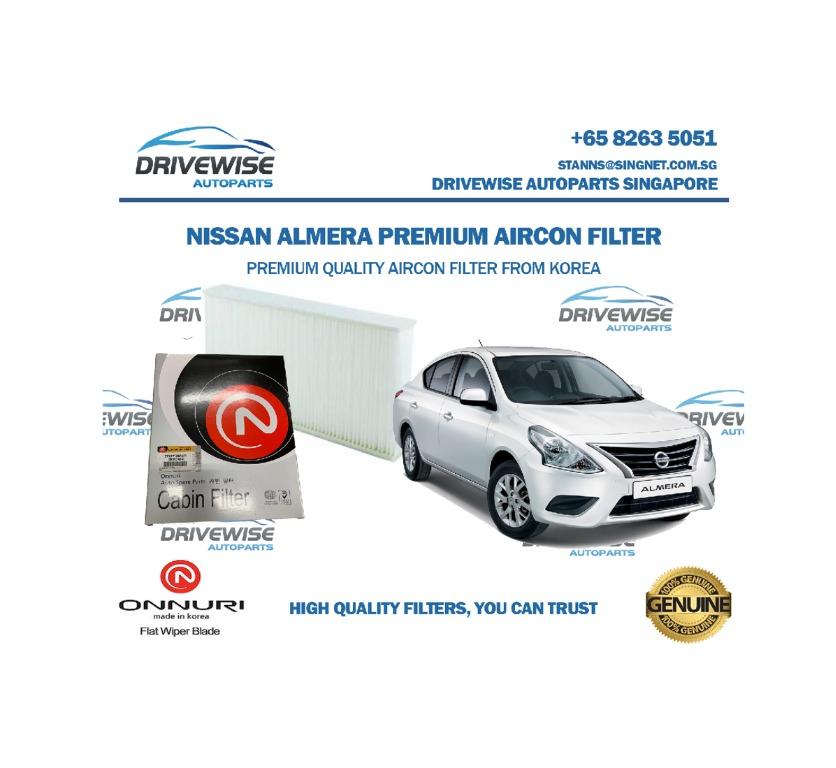 Nissan Almera Premium Aircon Filter From Korea Air Cabin Filter Car Accessories Accessories On Carousell