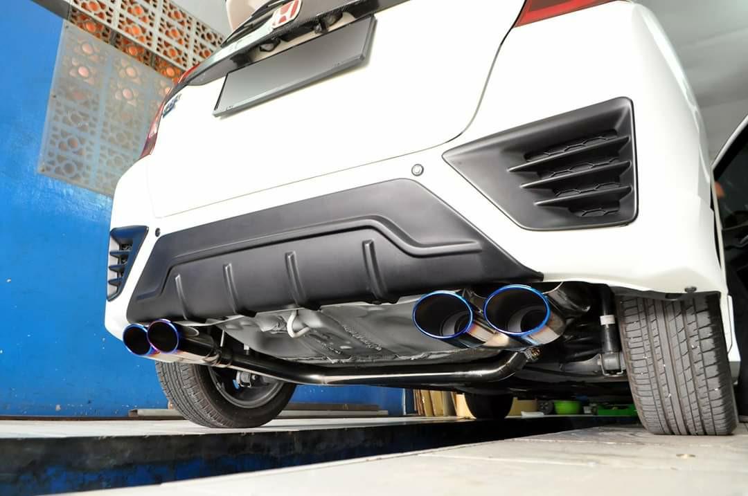 Noblesse Dual Exhaust for Honda Fit/Jazz GK 3/4/5/6, Car Accessories