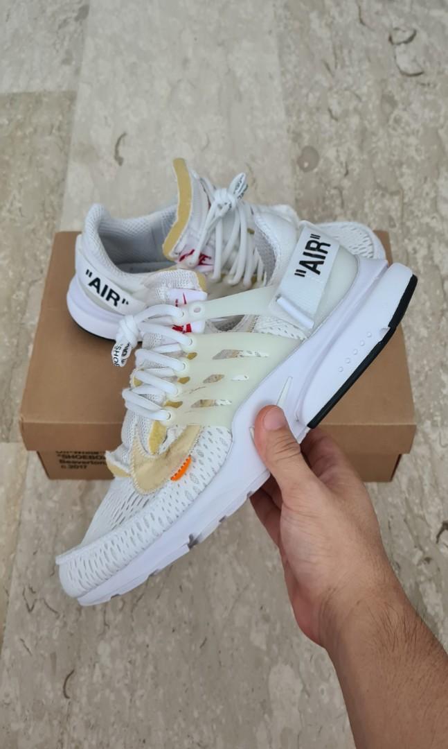 off white presto foam yellowing