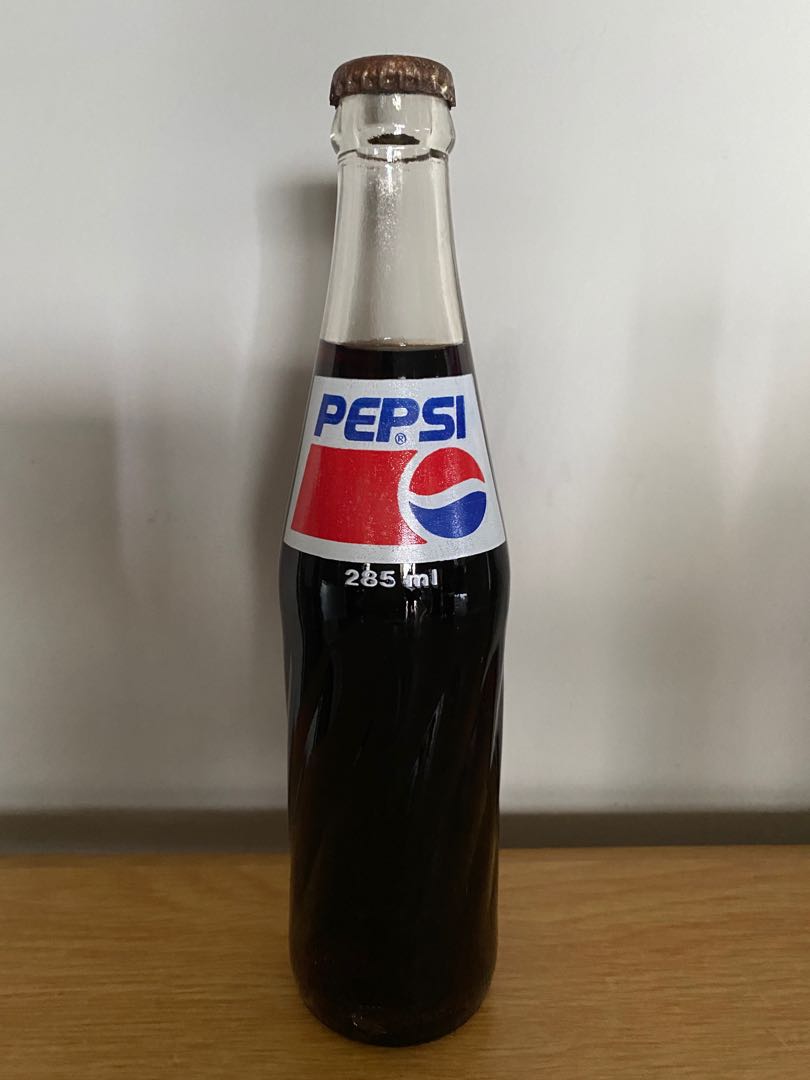 Pepsi glass bottle, Food & Drinks, Alcoholic Beverages on Carousell