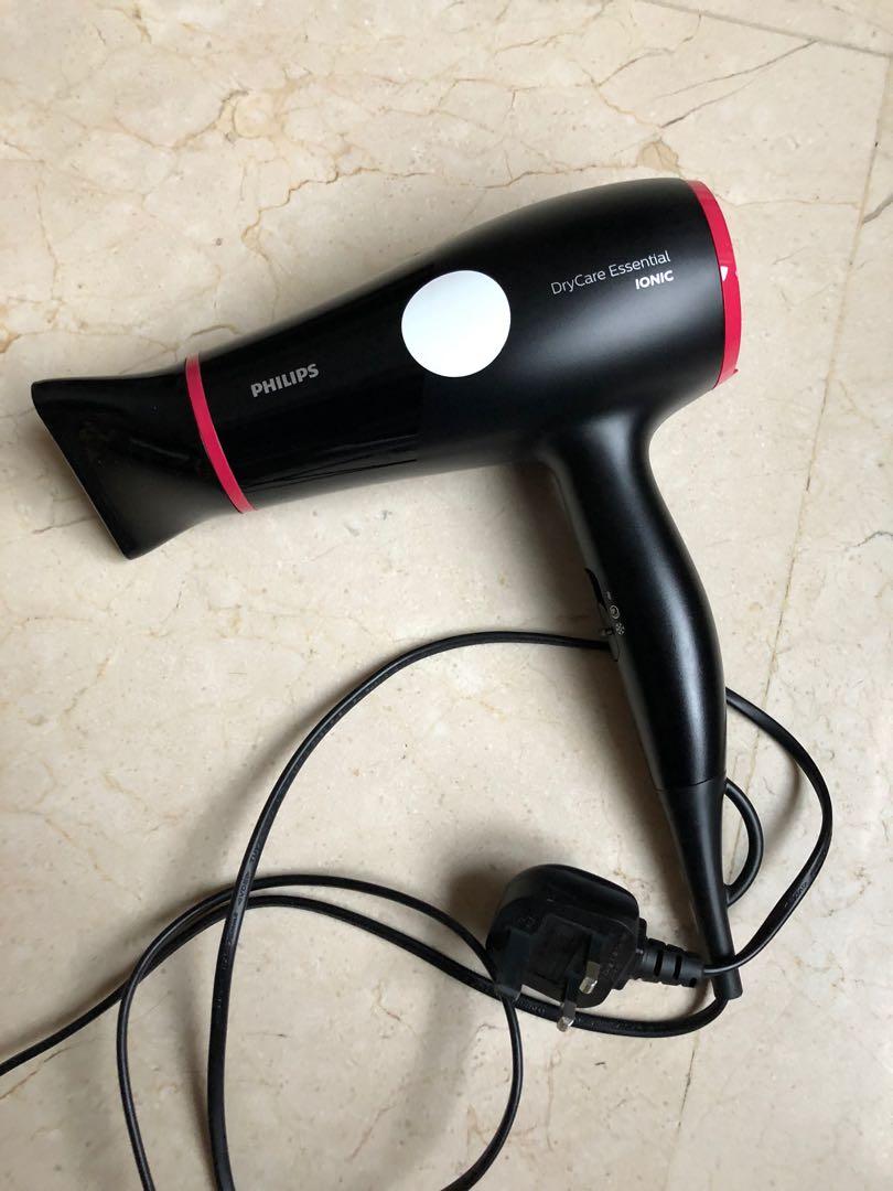 crumpled January Walter Cunningham Philips BHD029 DryCare Essential Energy Efficient Hairdryer, Beauty &  Personal Care, Hair on Carousell