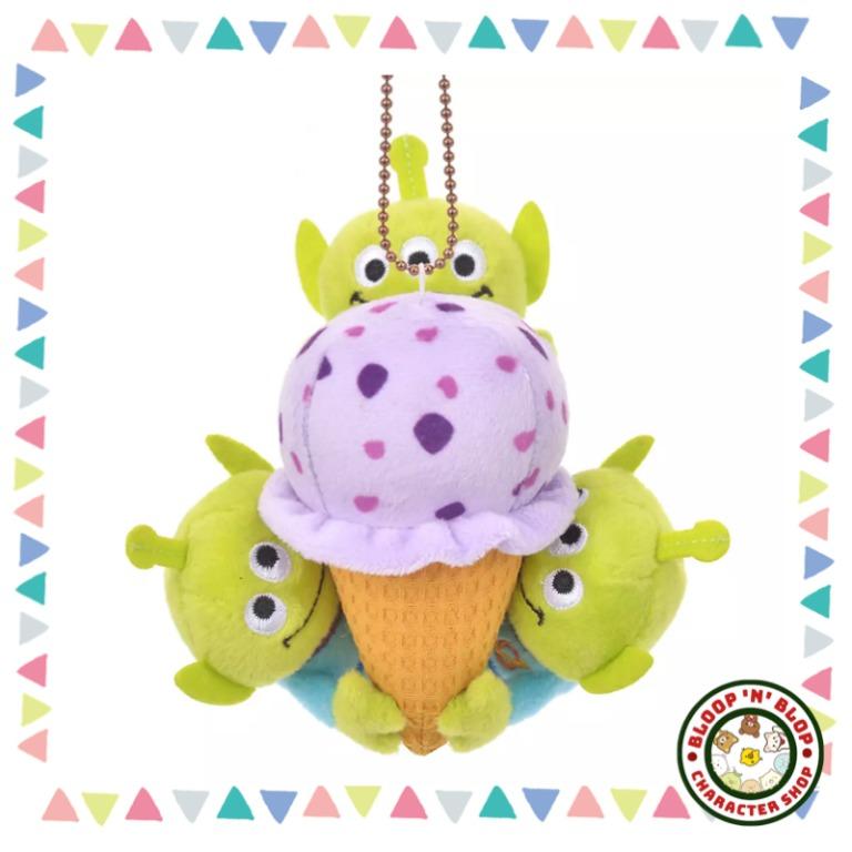 Sale Po Disney Toy Story Aliens Icecream Plush Ballchain Toys Games Stuffed Toys On Carousell