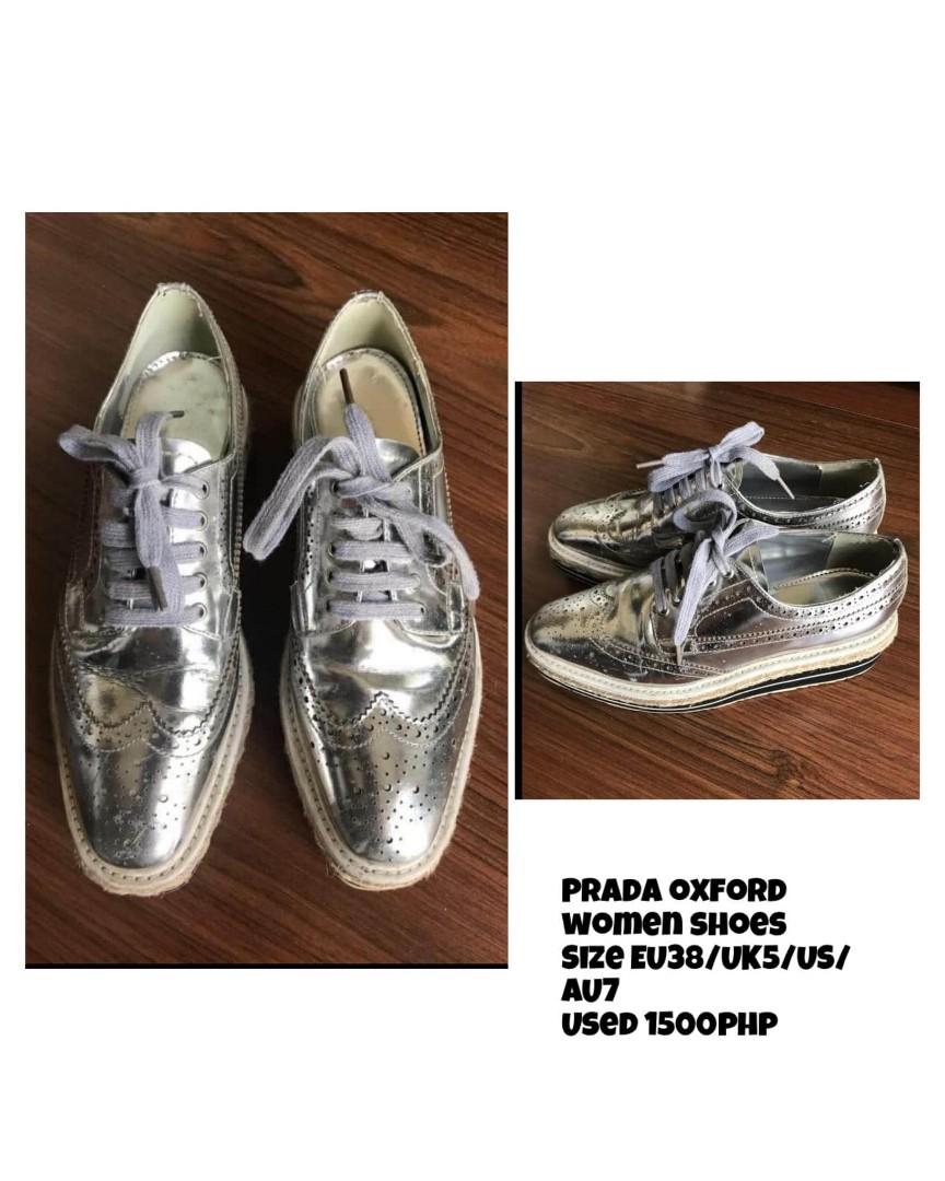 prada women's oxfords