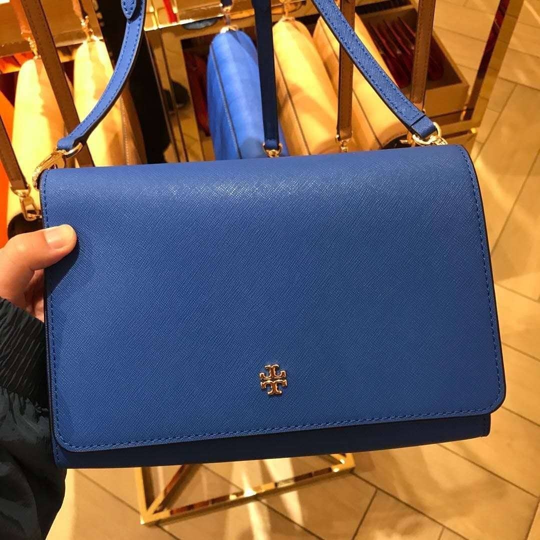 Tory burch blue crossbody bag new arrivals