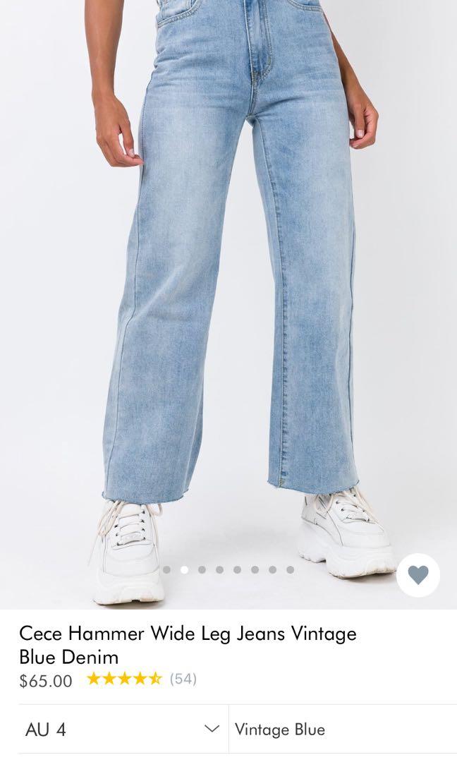 Cece hammer baggy jeans top
